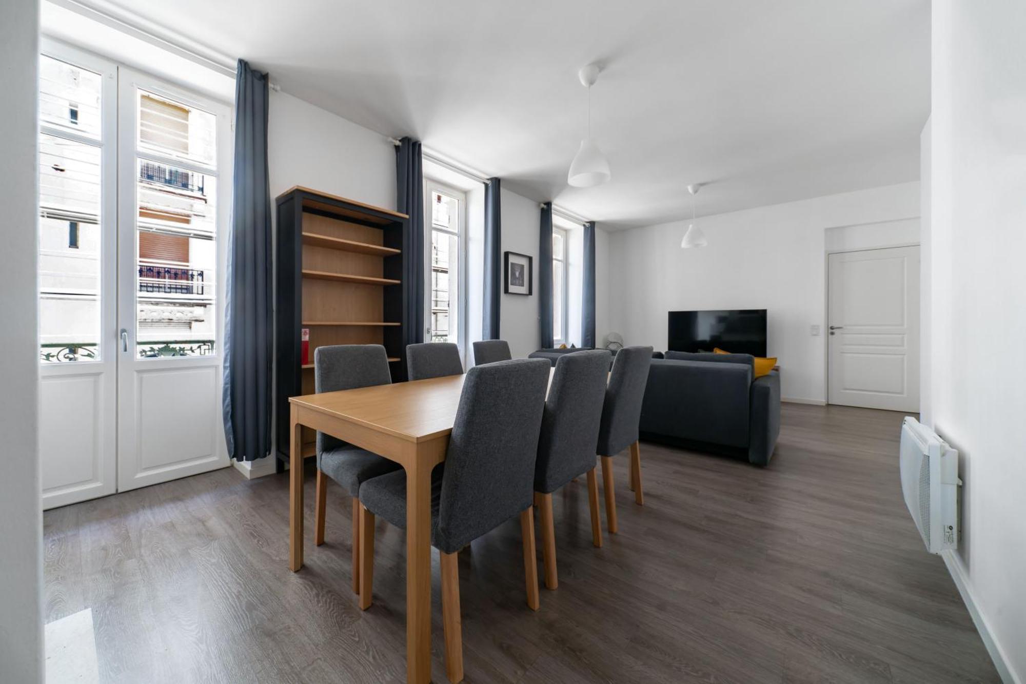 Le Brit - Grand Appartement Design, 3 Chambres, Centre Ville Vichy Exterior foto