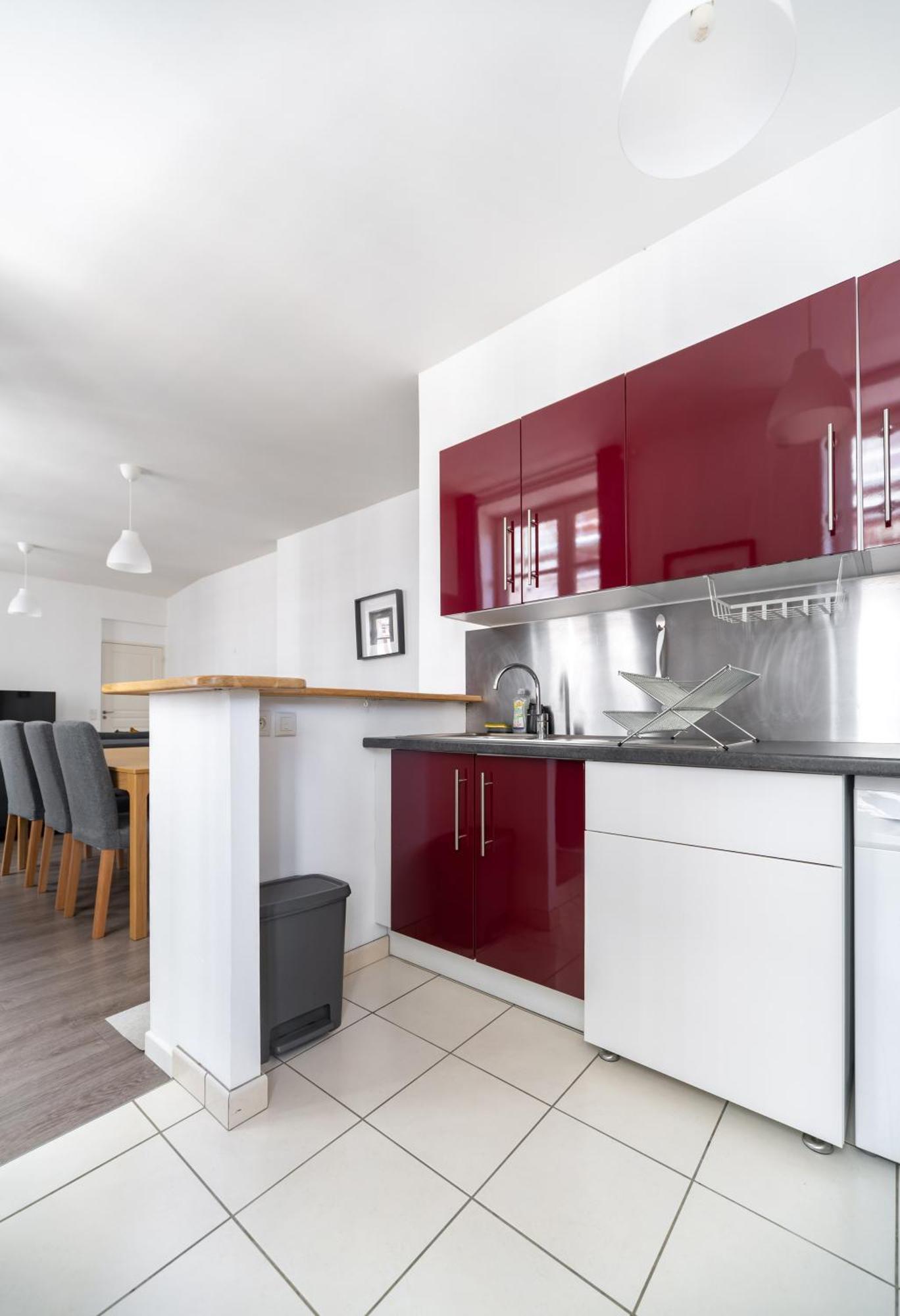 Le Brit - Grand Appartement Design, 3 Chambres, Centre Ville Vichy Exterior foto