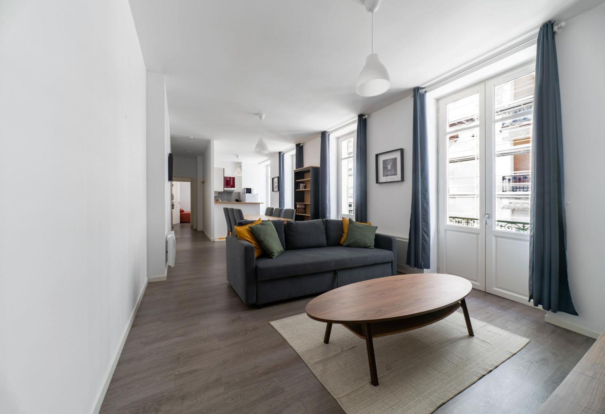 Le Brit - Grand Appartement Design, 3 Chambres, Centre Ville Vichy Exterior foto